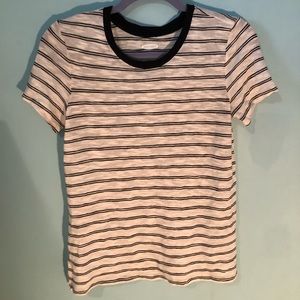 short sleeve stripe shirt